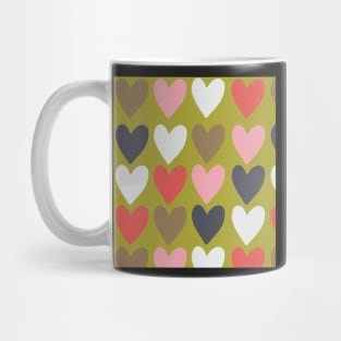 Handrawn hearts Mug